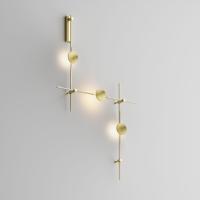 Готовая конструкция настенная прямая со светильниками Plato 3 шт. и блоком питания Maytoni Technical Flarity TFC-Flar-W01-BS