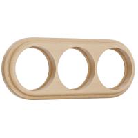 Рамка Legend на 3 поста светлый бук WL15-frame-03 Werkel