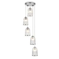 Каскадная люстра Indigo Lucido 11046/5P Chrome V000483