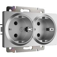Розетка двойная с заземлением Werkel W1172065 4690389195617 a063619