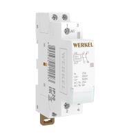 Контактор модульный Werkel 25 A 2NO (1 мод.) W941M25O