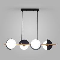 Подвесная люстра Eurosvet Moity 70149/4 черный/латунь Smart a064820