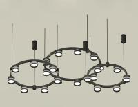 Комплект подвесного светильника Ambrella Light Techno Ring XR92092200 (A9209x3, C9242, C9238, C9232, N8462, N8478)