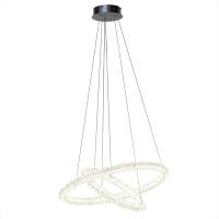 Подвесная люстра AM Group OVALE CH D600+400