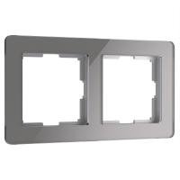 Рамка из акрила на 2 поста Acrylic графит W0022704 Werkel