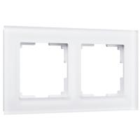 Рамка Favorit на 2 поста белый матовый WL01-Frame-02 Werkel