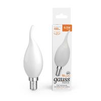Светодиодная филаментная лампа Gauss Basic Filament E14 6,5W 2700K 1045117