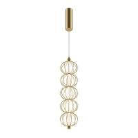 Подвесной светодиодный светильник Maytoni Golden Cage MOD216PL-L10G3K