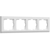 Рамка Stark на 4 поста белый WL04-Frame-04-white Werkel