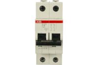 Автоматический выключатель ABB S202 2-полюсный C6 6кА