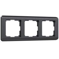 Рамка на 3 поста графит WL12-Frame-03 Werkel