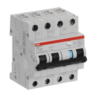 Дифференциальный автомат ABB DS203NC C32A 30mA тип AC 4-модуля
