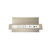 Блок розеток 41P (2 секции, USB + type C + RJ45 + HDMI) Mebax 00-00002596
