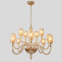 Подвесная люстра Crystal Lux SILVESTRO SP12 AMBER