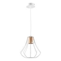 Подвесной светильник IMEX MD.9052-1-P-WH+WOOD