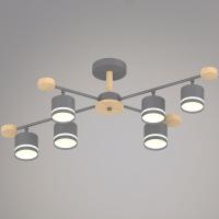 Люстра на штанге Reluce 78730-0.3-06 GX53 GREY+WOOD