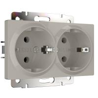 Розетка двойная с заземлением Werkel W1272004 4690389213960 a069774