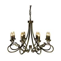 Подвесная люстра Elstead Lighting OV8-BLK-GOLD