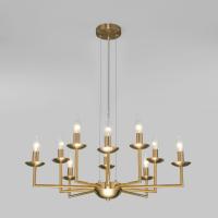 Подвесная люстра Eurosvet Cariso 60150/10 латунь