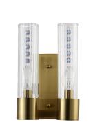 Бра Crystal Lux OTONO AP2 BRASS/TRANSPARENTE