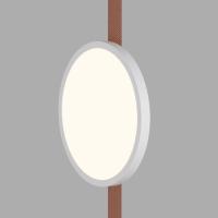 Трековый однофазный светильник Denkirs Belty Flow DK5567-WH+BK