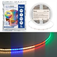 Светодиодная лента Feron LS537 784SMD(2110) 19Вт/м 24V RGB+3000К IP20 53333