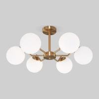 Подвесная люстра Eurosvet Frost 70154/6 латунь