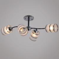 Люстра на штанге Reluce 45360-0.3-04 BK+CR