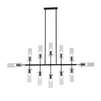 Люстра на штанге Indigo Saetta 11053/12R Black V000566