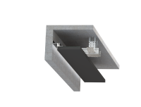 Безрамный «теневой» алюминиевый профиль SWG PRO FGC-20-BL-2 022512