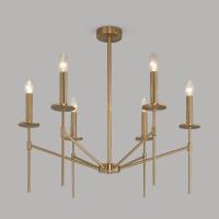 Люстра на штанге Eurosvet Anders 60142/6 латунь Smart a061930