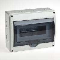 Бокс Tyco IP65 ОП 10 модулей серый / дымчатая дверь Рувинил
