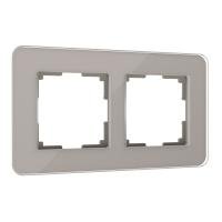Рамка Werkel Elite на 2 поста дымчатый W0022417