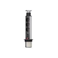 Блок розеток 105S (3 секции и 2 USB) Mebax 00-00001166
