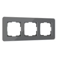 Рамка Werkel Elite на 3 поста графит W0032440