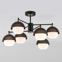 Люстра на штанге Eurosvet 70106/6 черный Smart a044934