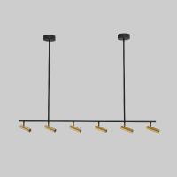 Потолочный светильник Eurosvet Epiphania 20252/6 LED черный/латунь a068799