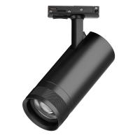 Трековый светильник для однофазного/трехфазного шинопровода Barra 20-55G с тонким адаптером Lightstar Canno Pro C4207SS