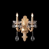 Бра Crystal Lux ELIZABETH AP2 BRASS