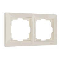 Рамка Snabb Basic на 2 поста слоновая кость WL03-Frame-02 Werkel