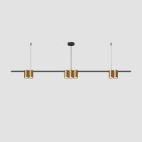 Подвесной светильник Denkirs Orbit DK4063-BK+SG