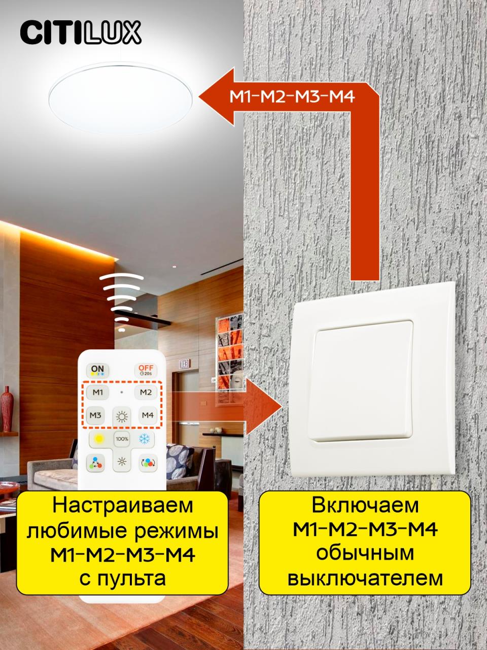 Потолочный светильник Citilux Астрон CL733900G