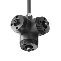 T-образный вертикальный коннектор с вводом питания Maytoni Shelf CA016TC-P-B