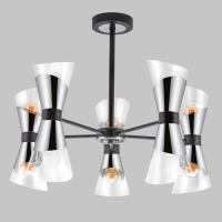 Люстра на штанге IMEX MD.51913-10-S-BK+CH