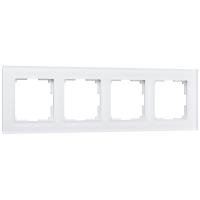 Рамка Favorit на 4 поста белый матовый WL01-Frame-04 Werkel
