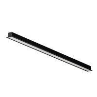 Линейный встраиваемый светильник Maytoni Technical 3000K 50x35 (Черный, 1 м) LL313011