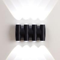 Фасадный светильник AM Group AM359-8X1W BK 4000K