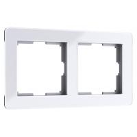 Рамка на 2 поста Acrylic белый W0022701 Werkel