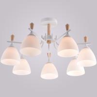 Люстра на штанге Reluce 01622-0.3-07 WH+WOOD