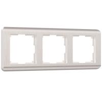 Рамка на 3 поста  перламутровый WL12-Frame-03 Werkel
